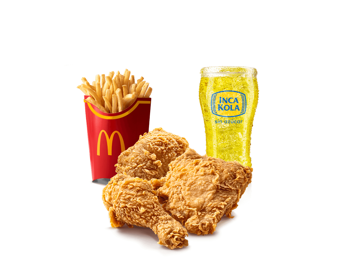 Combo grande 3 piezas de pollo crispy