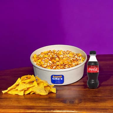 COMBO ESQUITE BACON 16 OZ + NACHOS Y COCA COLA
