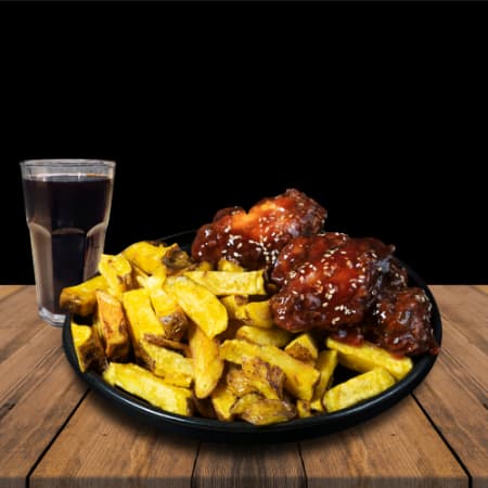 COMBO ALITAS A LA BBQ