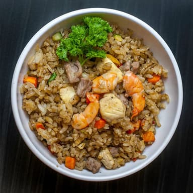 Yakimeshi de Vegetales