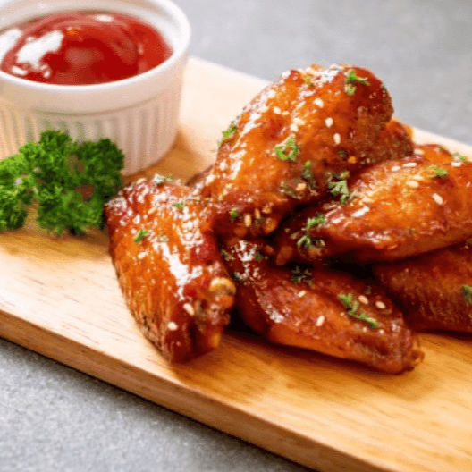 Alitas en Salsa BBQ 6 uds