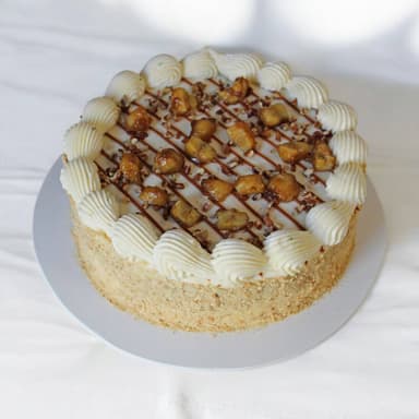 Pastel Plátano Caramelizado con Dulce de Leche