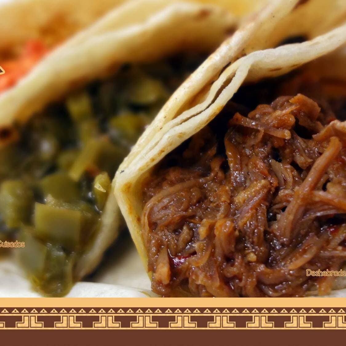 Taco de Harina Picadillo
