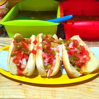 Hot Dog Sencillos 3 Piezas