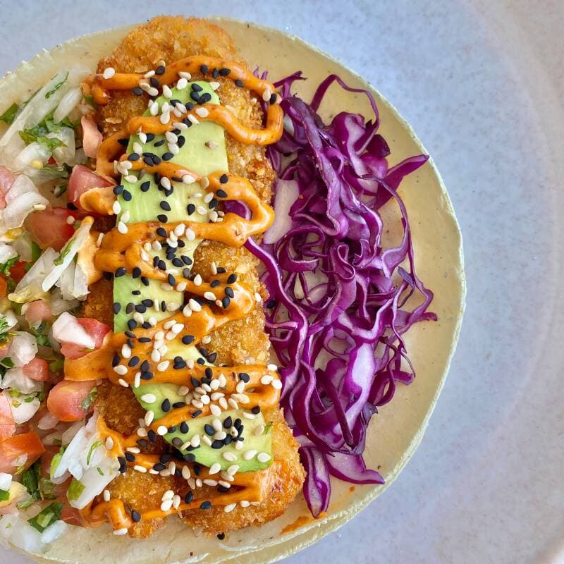 Taco de Pescado Empanizado