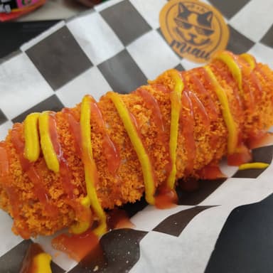 Banderilla cubierta de sabritas