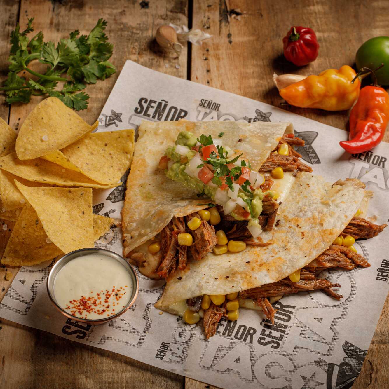 Quesadilla Festival de Carne