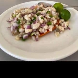 Tostada de Ceviche