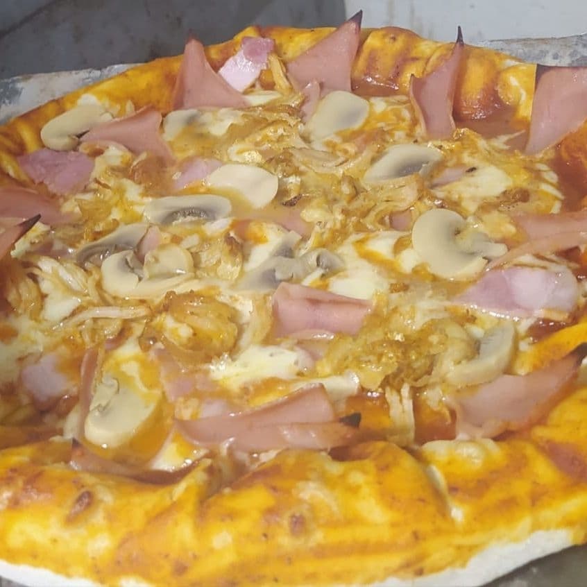 Pizza Large Pollo con Champiñon