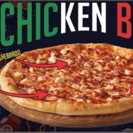 Pizza Chicken BBQ Orilla Mozzarella