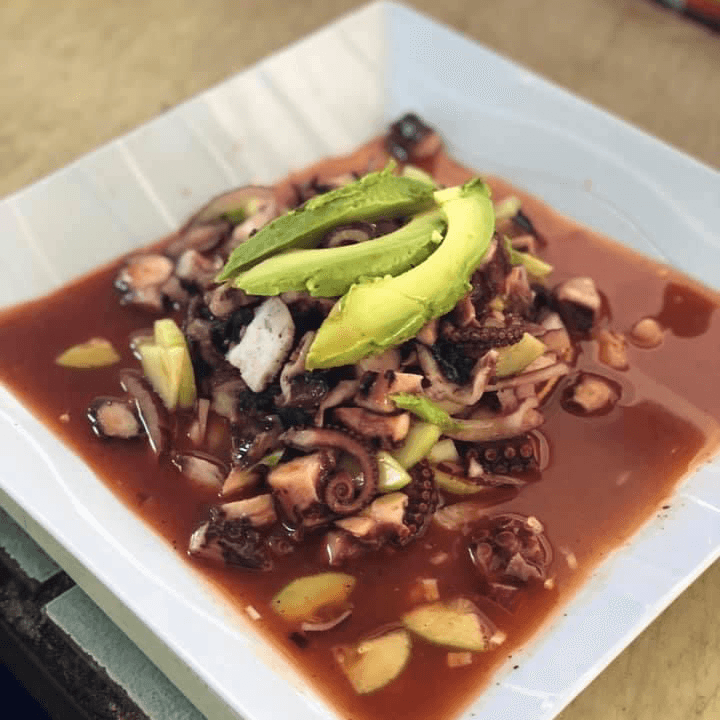 Tostada de Pulpo