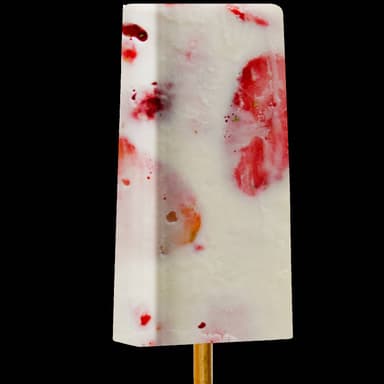 paleta de fresas con crema