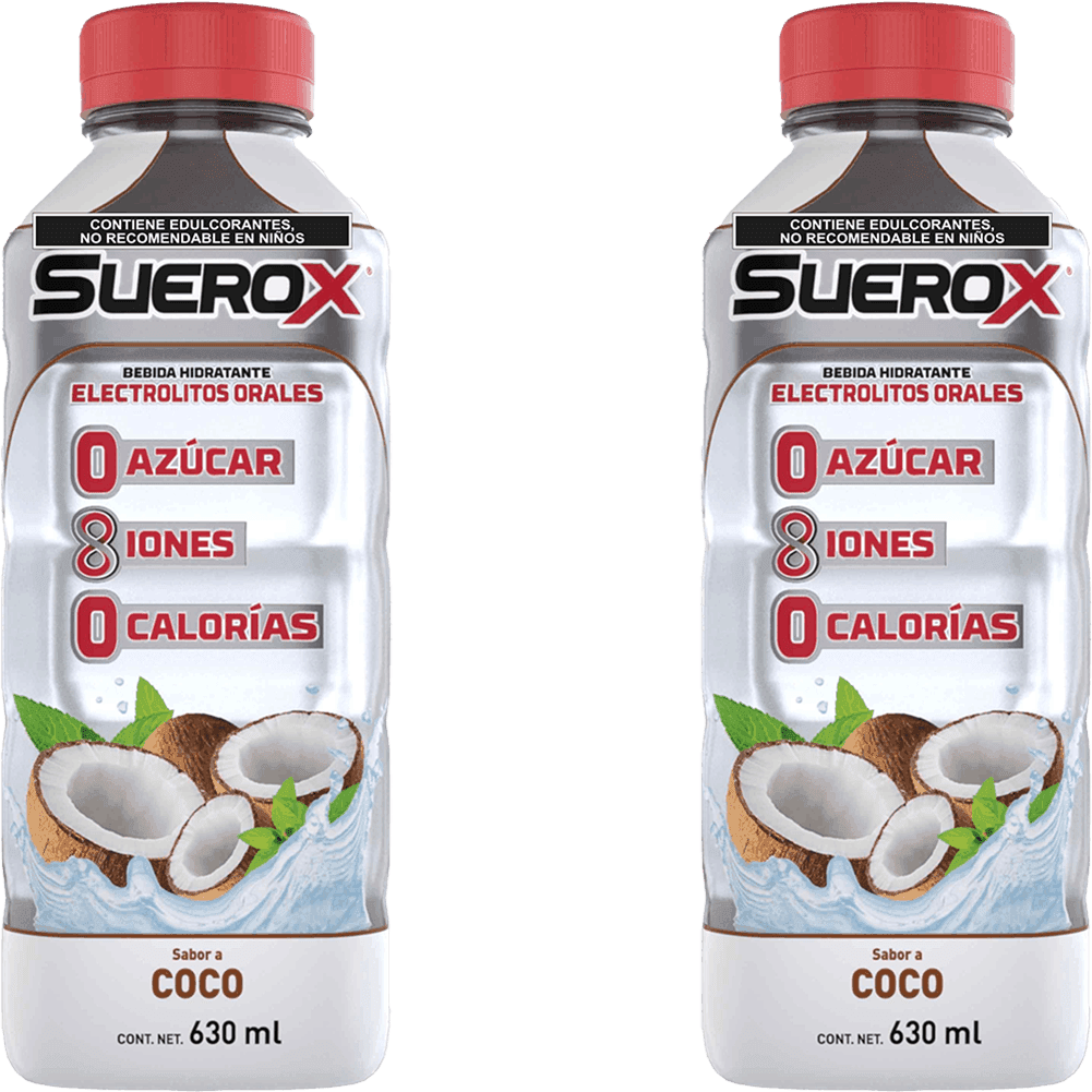 2 Suerox Coco 630ml