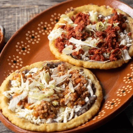 Sopes Sencillos Y/o con Guiso a Elegir (Top)