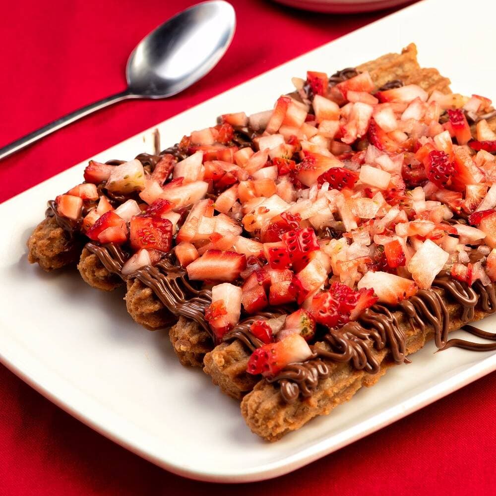 ⭐Churros Fruta y Nutella x 6