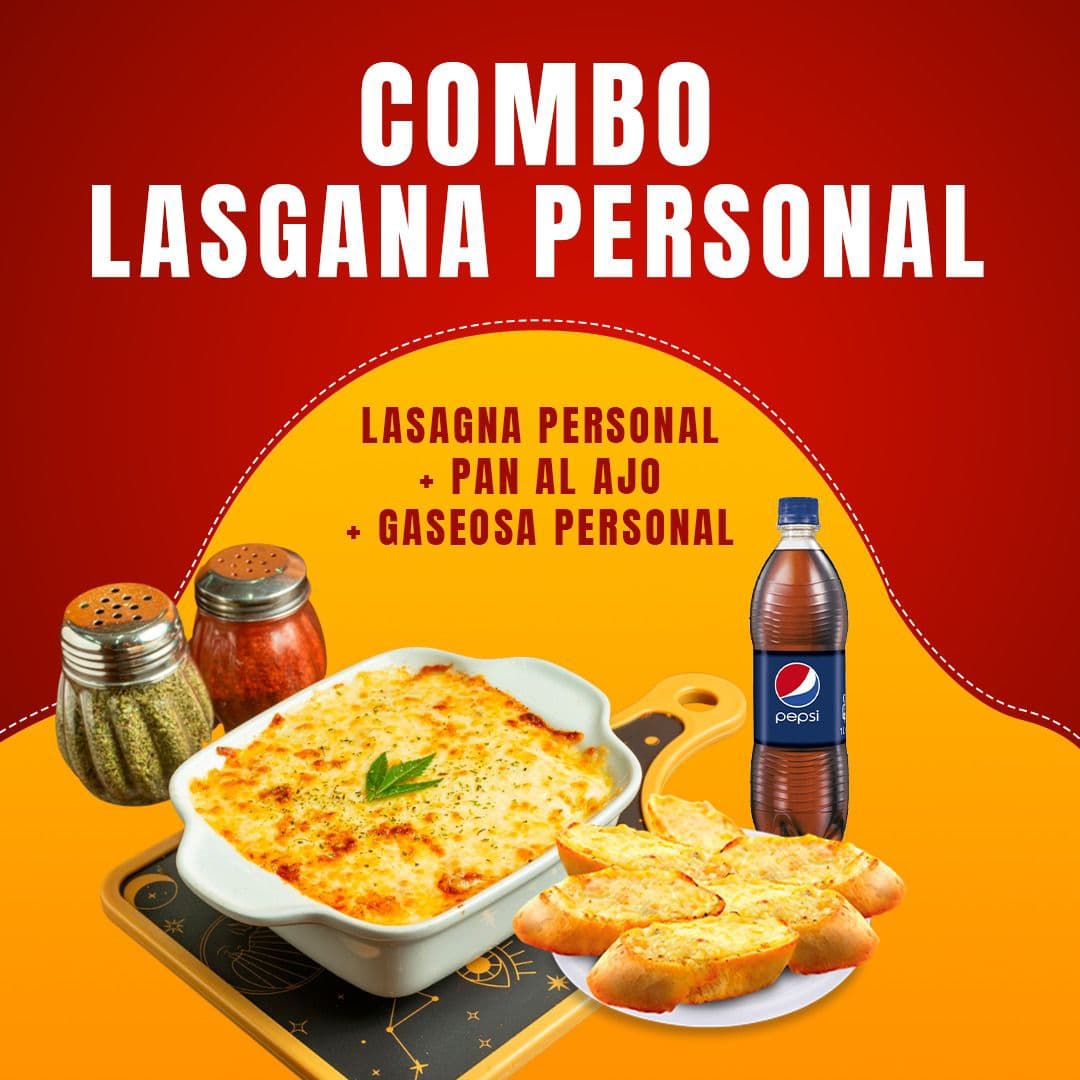 Combo Lasagna  Personal