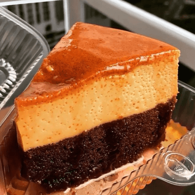 Rebanada de Chocoflan