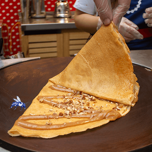 Crepe Manjar Con Pecanas