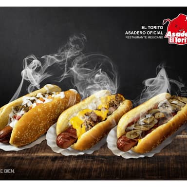 Hot dog con papas