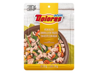 ATUN DOLORES ACEITE POUCH 78 G