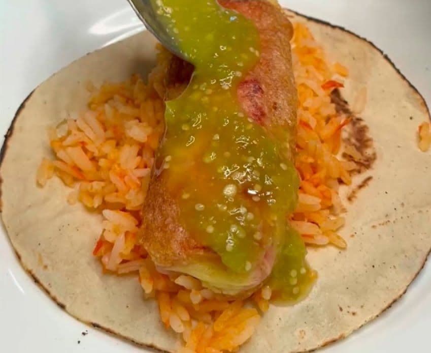 Taco de Rollito de Jamon