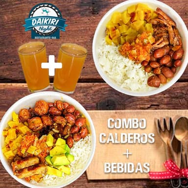 Combo 2 Calderos (1 Típico 1 Basico) + 2 Guarapos