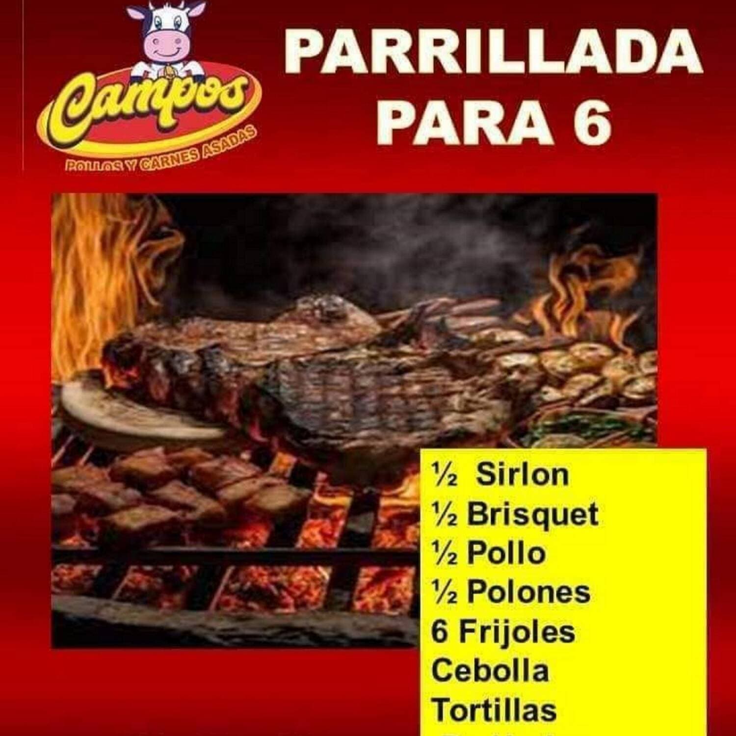 PARILLADA PARA 6