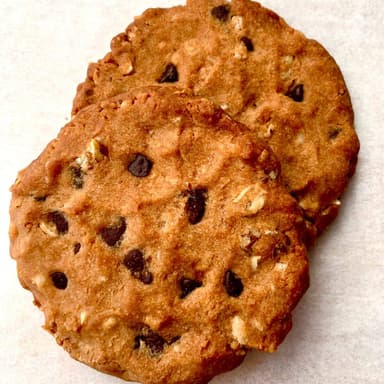 Galleta de Cacahuate con Chispas Vegana