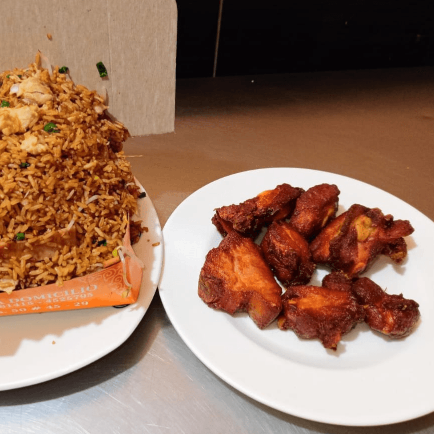Arroz Especial GRANDE + Costillas BBQ