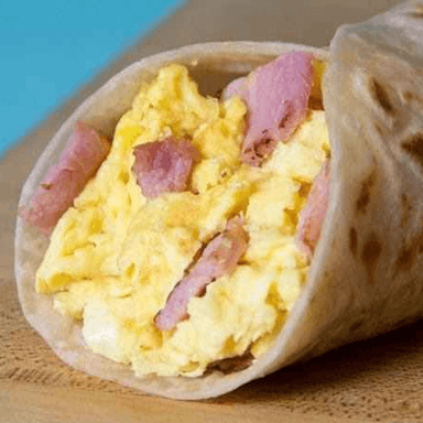 Burrito de Huevo con Jamón