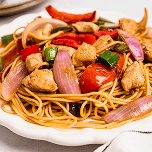 Tallarin Saltado de Pollo + Pepsi 355