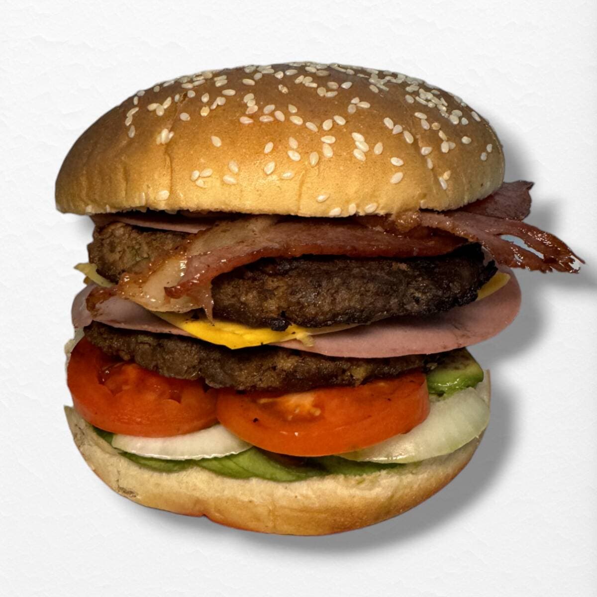 Burger Doble con Tocino