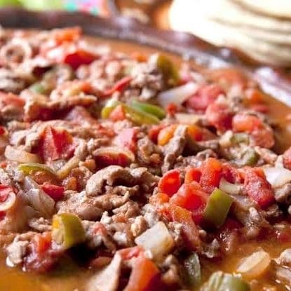 Bistec De Res a la Mexicana