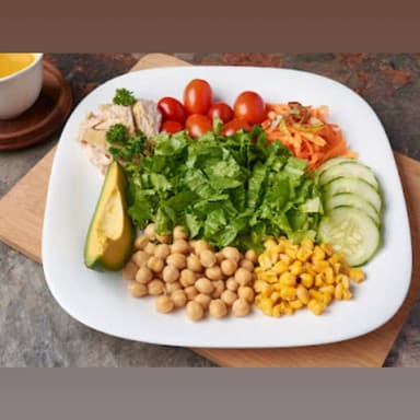 Bowl de ensalada de garbanzos