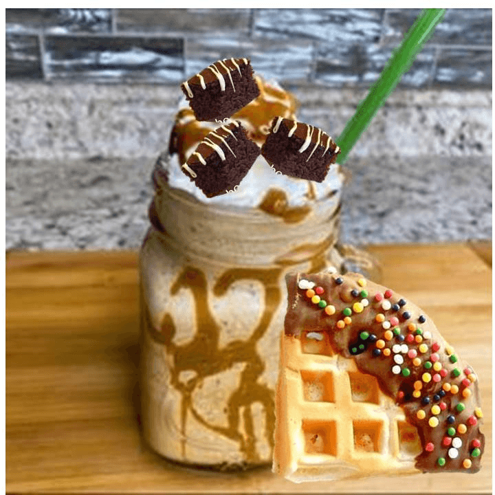 Combo-Malteada de Arequipe + 1/4 de Wafle