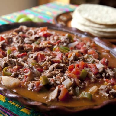 Bistek de  Puerco  a la Mexicana