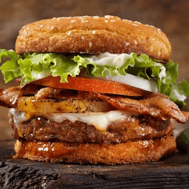 HAMBURGUESA HAWAIANA