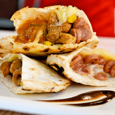 Arepa con 4 Ingredientes