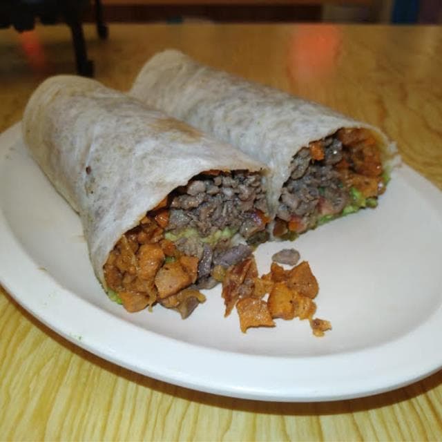 Gran Burro Combinado Asada y Pastor