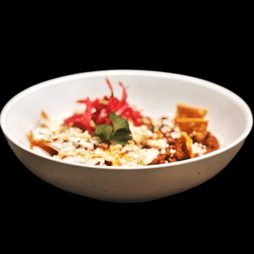 COMBO CHILAQUILES ROJOS + CAFÉ A TU GUSTO