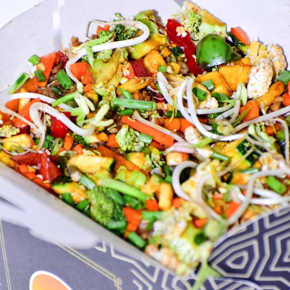 Arroz Chino con Vegetales Familiar