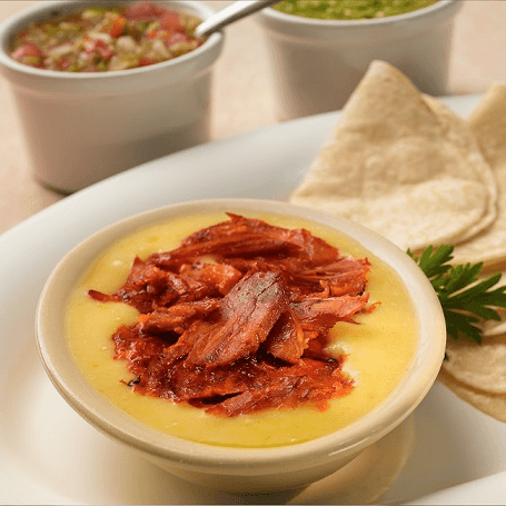 Queso Fundido con Pastor