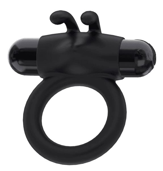 BULL POWER BULLET RING TICKLER  BLACK