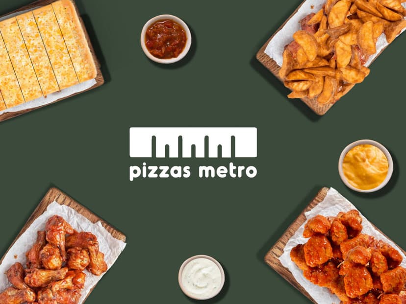 Pizzas Metro (Vista real)