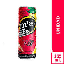 Vodka mikes jugo de limon sabor fresa 355 ml