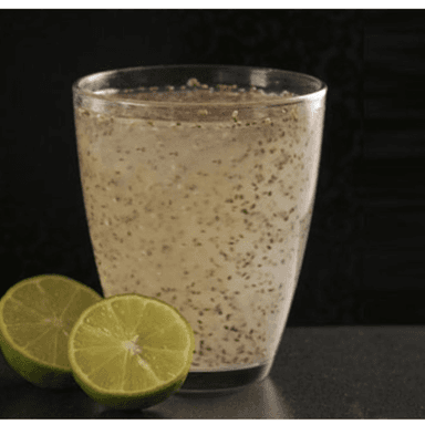 litro de agua de limon con chia