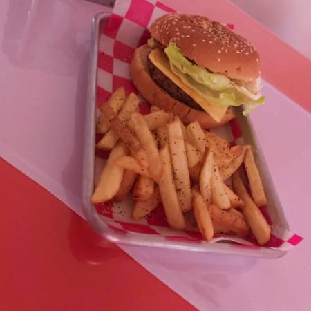 Hamburguesa con Papas
