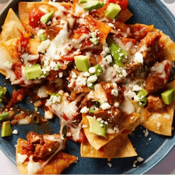 Nacho Personal Mixto (Pastor-Carne Asada)