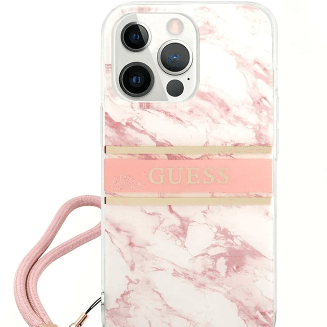 FUNDA GUESS IPHONE 14 PRO MARBLE STRIPE