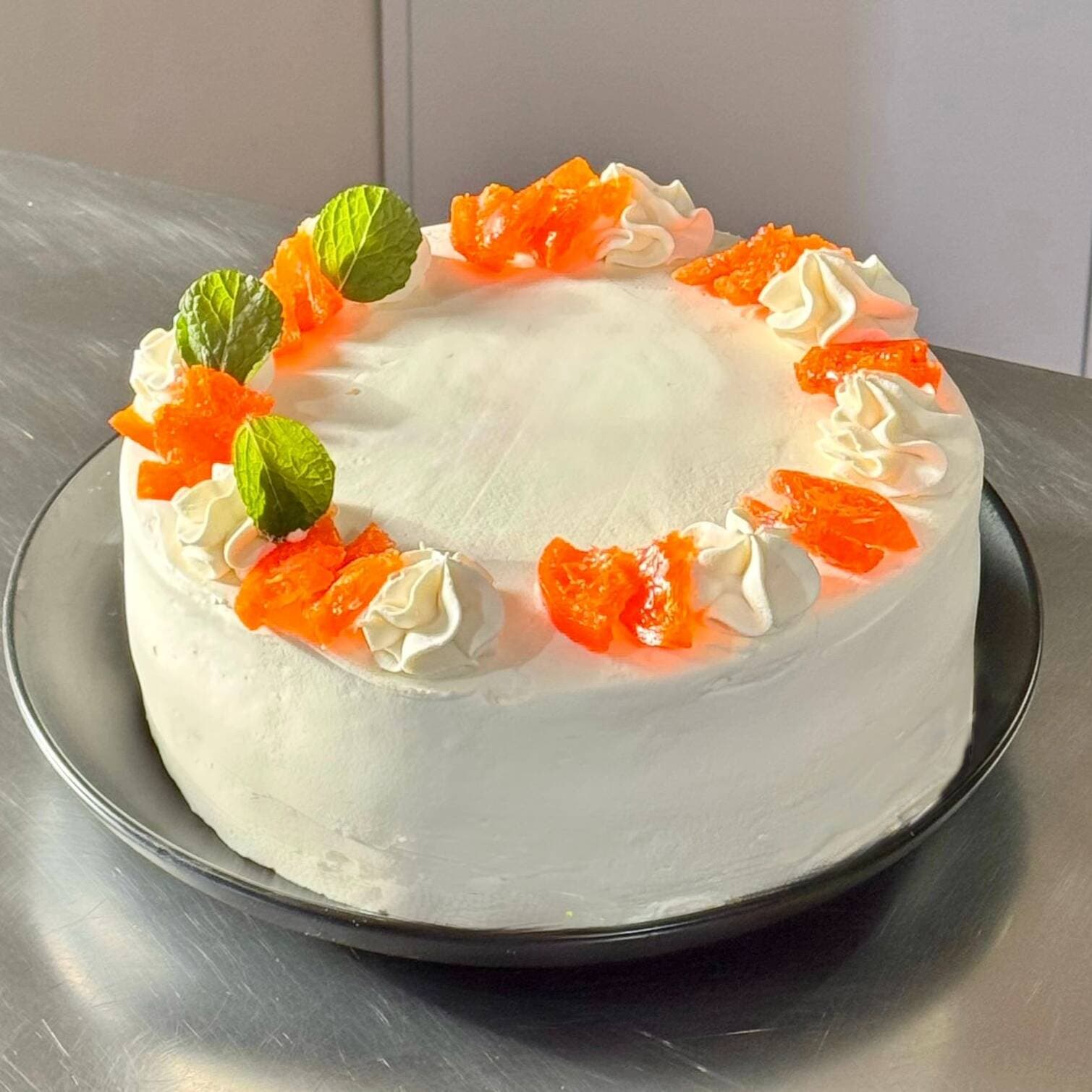 Pastel De Mandarina 6 Personas
